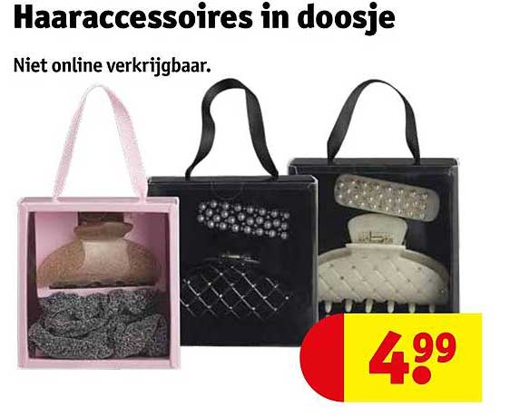 Haaraccessoires in doosje