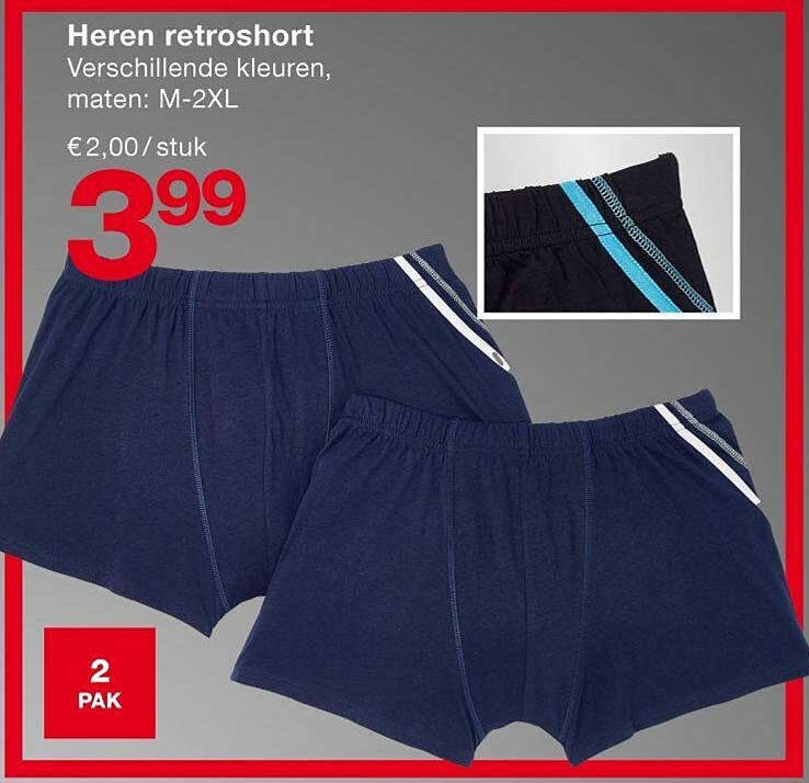 Heren retroshort