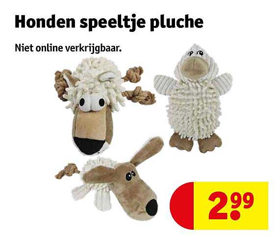 Honden speeltje pluche