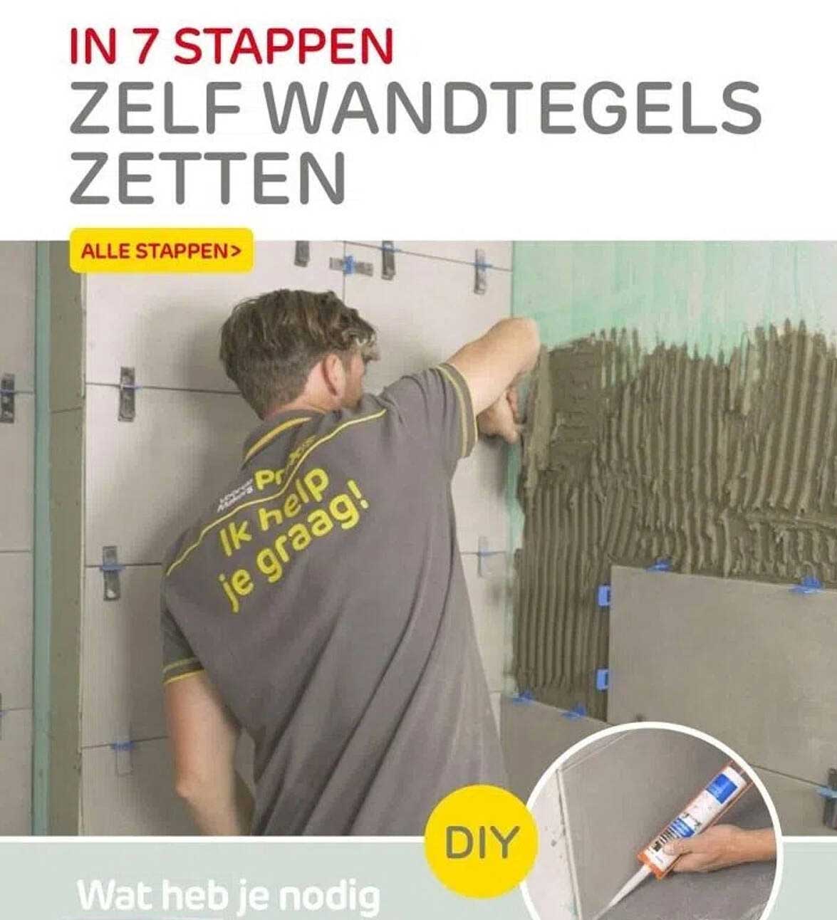 IN 7 STAPPEN ZELF WANDTEGELS ZETTEN