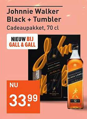 Johnnie Walker Black + Tumbler Cadeaupakket