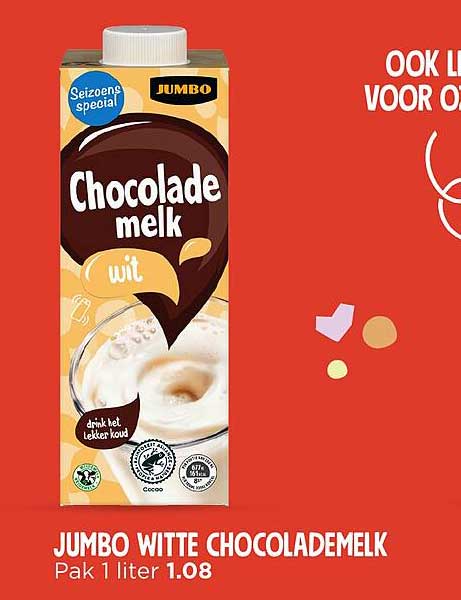 JUMBO WITTE CHOCOLADEMEK