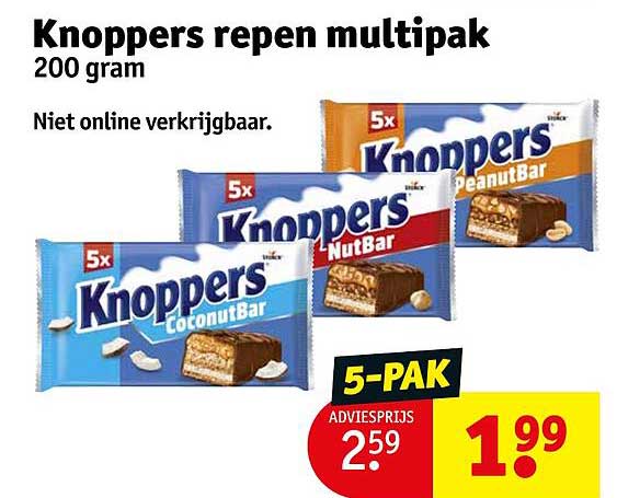 Knoppers repen multipak