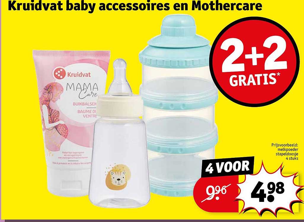 Kruidvat baby accessoires en Mothercare