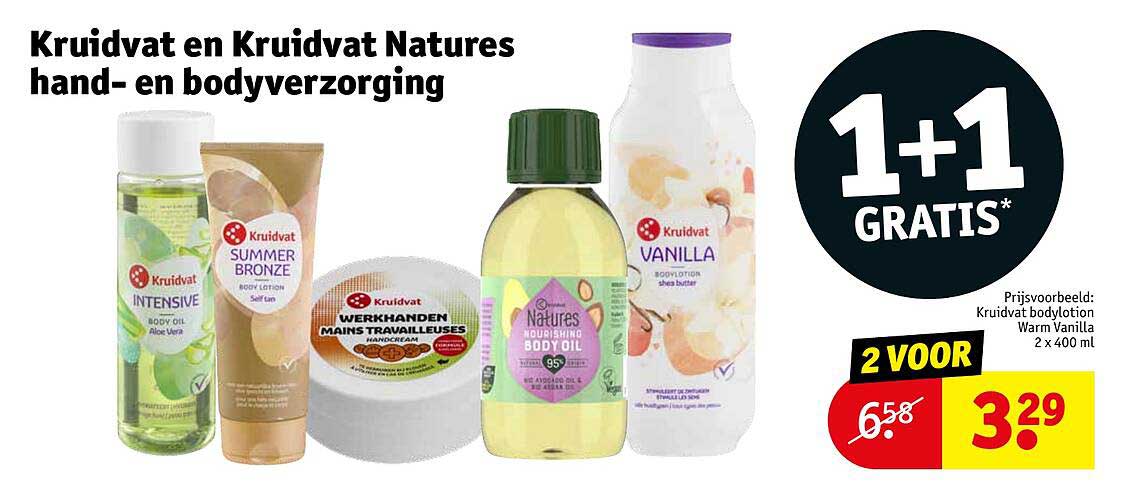 Kruidvat en Kruidvat Natures hand- en bodyverzorging