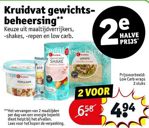 Kruidvat gewichtsbeheersing**