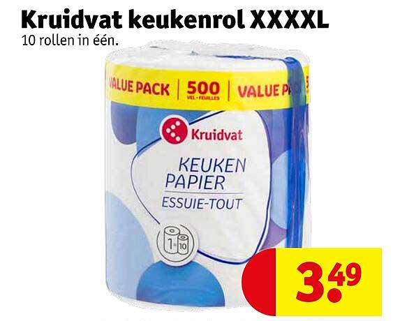 Kruidvat keukenrol XXXXXL