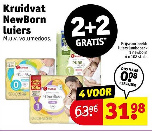 Kruidvat NewBorn luiers