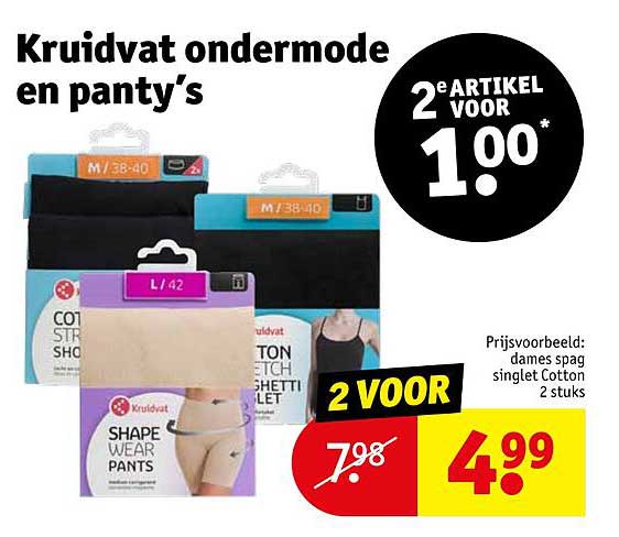 Kruidvat ondermode en panty's