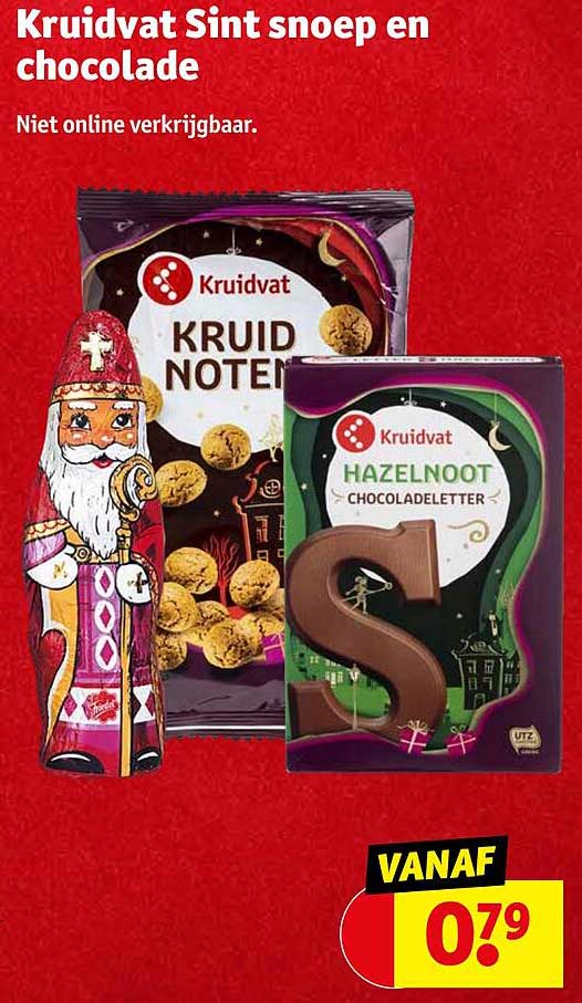 Kruidvat Sint snoep en chocolade