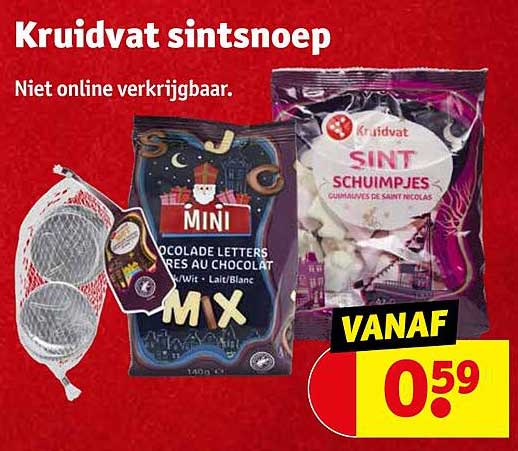 Kruidvat sint snoep