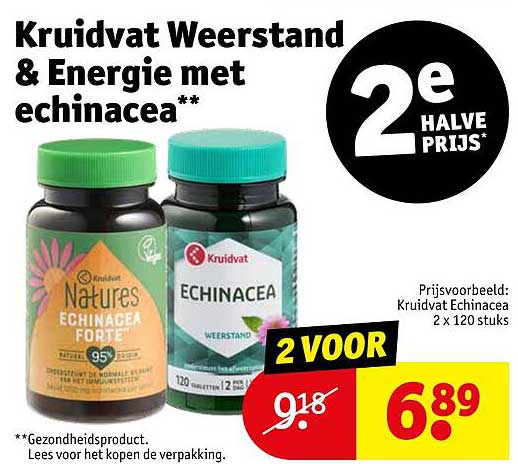 Kruidvat Weerstand & Energie met echinacea