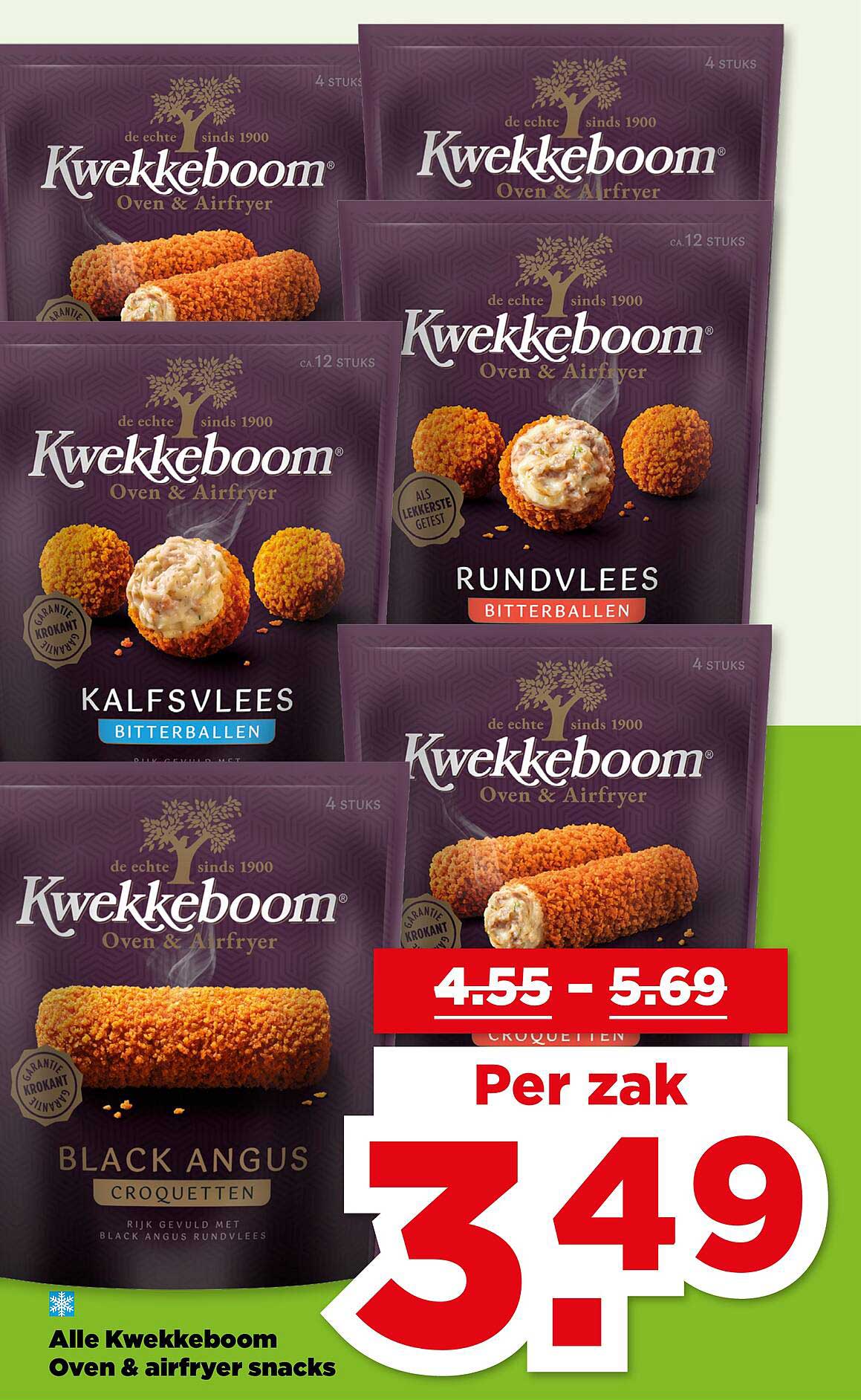 Kwekkeboom Oven & Airfryer Bitterballen en Croquetten