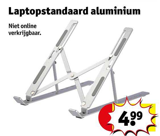 Laptopstandaard aluminium