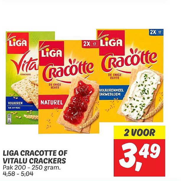 LIGA CRACOTTE OF VITALU CRACKERS