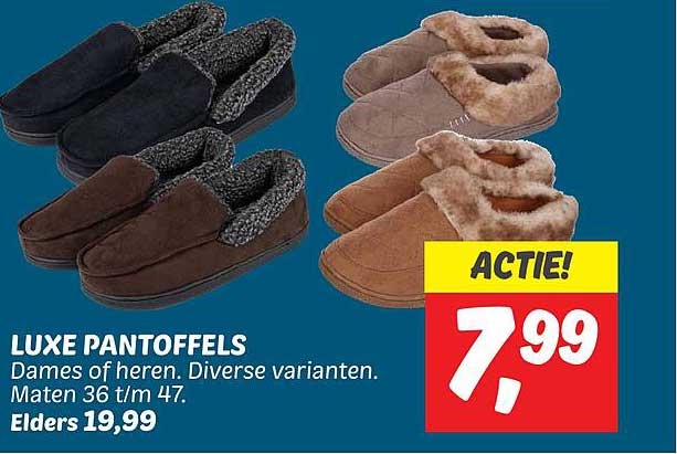 LUXE PANTOFFELS