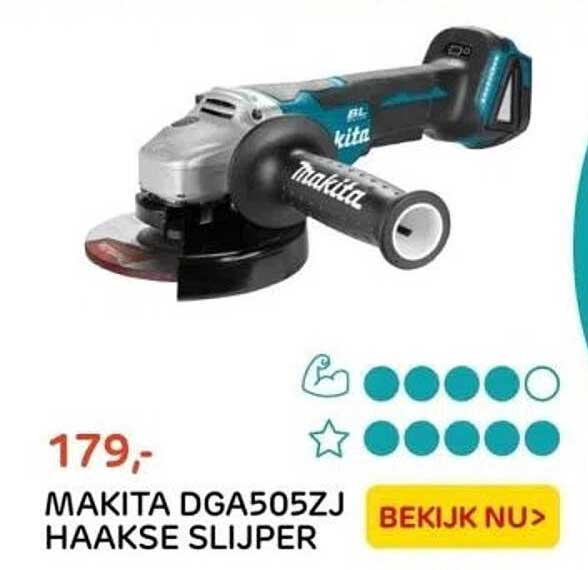 MAKITA DGA505ZJ HAAKSE SLIJPER