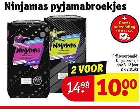 Ninjamas pyjamabroekjes