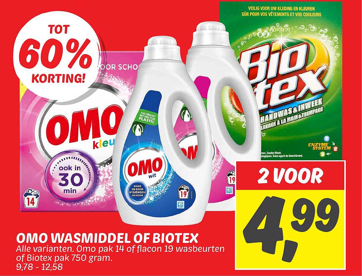 OMO WASMIDDEL OF BIOTEX