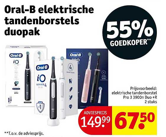 Oral-B elektrische tandenborstels duopak