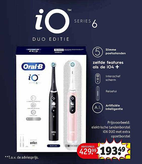 Oral-B iO Series 6 Duo Editie