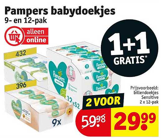 Pampers babydoekjes