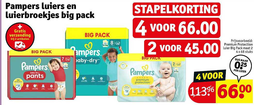 Pampers luiers en luierbroekjes big pack