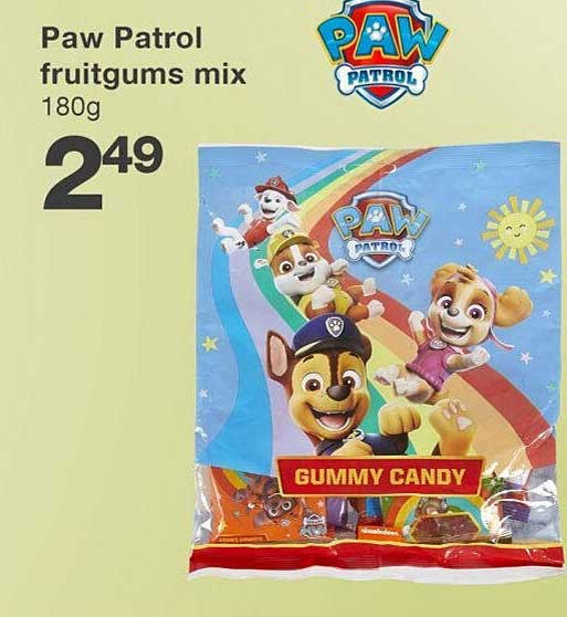 Paw Patrol fruitgums mix