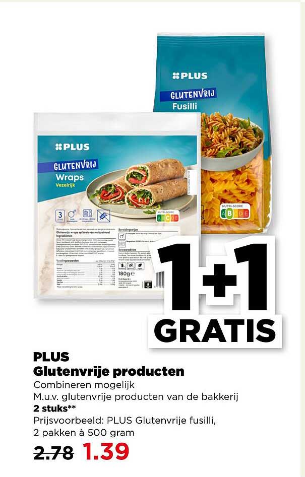 PLUS Glutenvrije producten