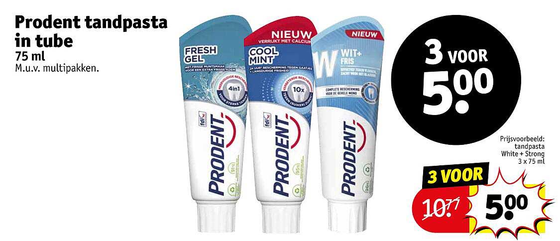 Prodent tandpasta in tube