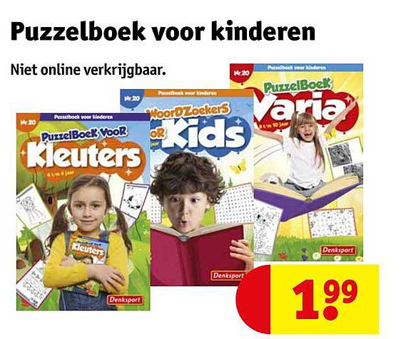 Puzzelboek voor kinderen