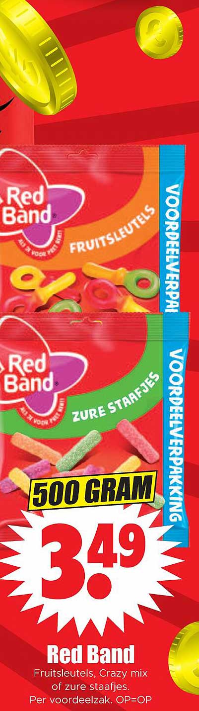 Red Band Fruitsleutels of Zure Starfjes