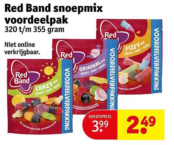 Red Band snoepmix voordeelpak