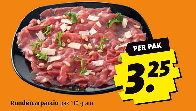 Rundercarpaccio pak 110 gram