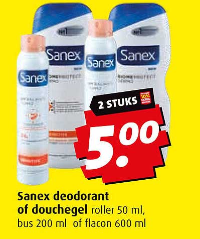 Sanex deodorant of douchegel