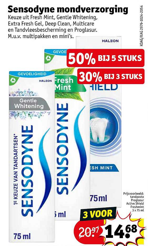 Sensodyne mondverzorging