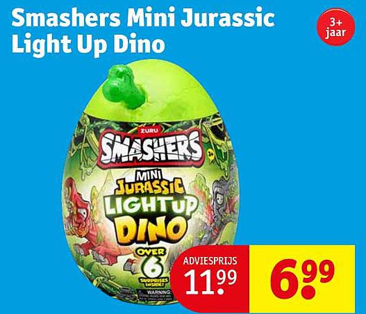 Smashers Mini Jurassic Light Up Dino