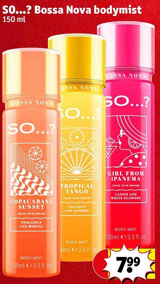 SO...? Bossa Nova bodymist