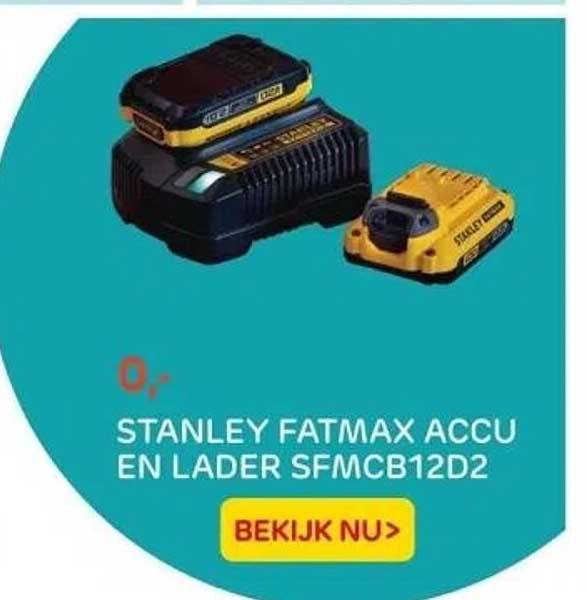 STANLEY FATMAX ACCU EN LADER SFMCB12D2