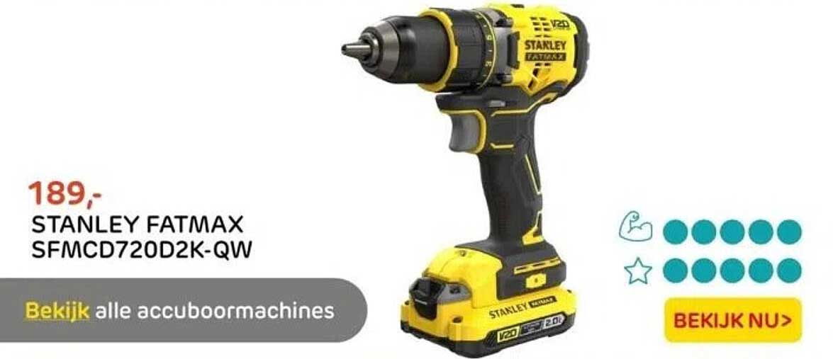 STANLEY FATMAX SFMCD720D2K-QW