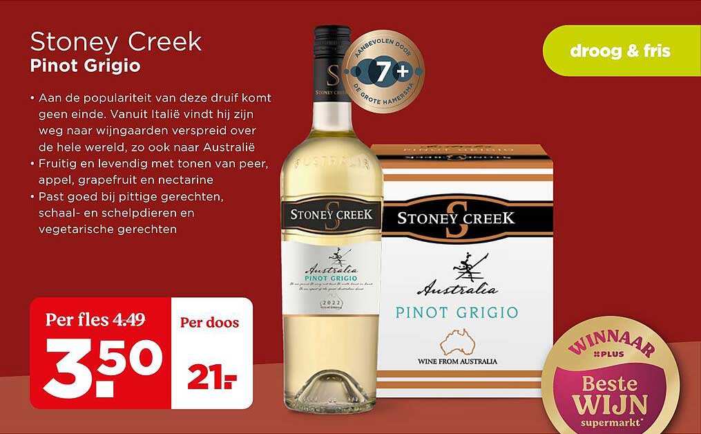 Stoney Creek Pinot Grigio