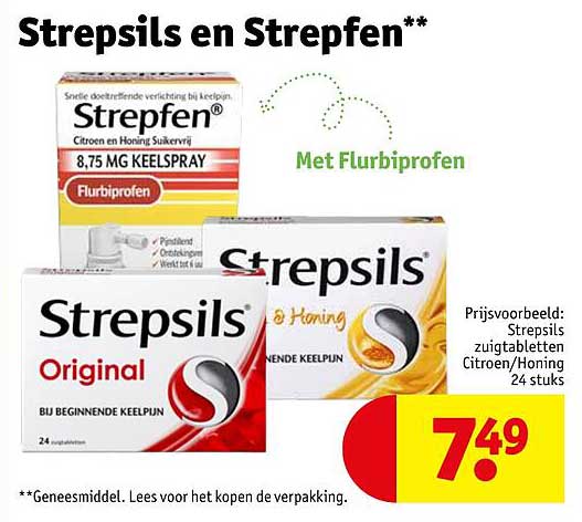 Strepsils en Strepfen**