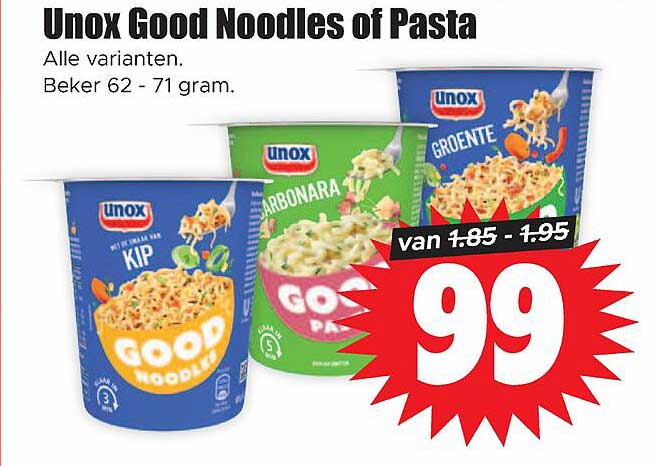 Unox Good Noodles of Pasta