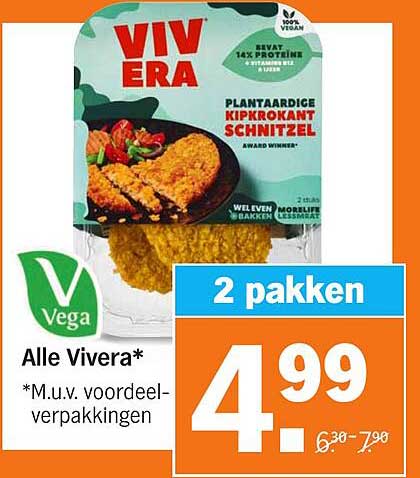 Vivera Plantaardige Kipkrokant Schnitzel