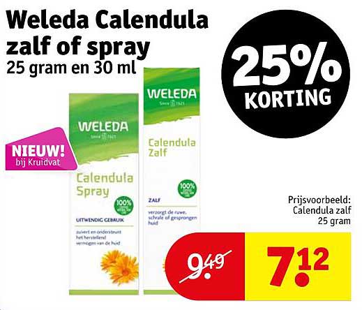 Weleda Calendula zalf of spray