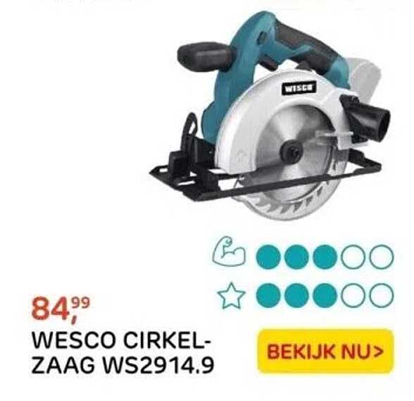 WESCO CIRKELZAAG WS2914.9