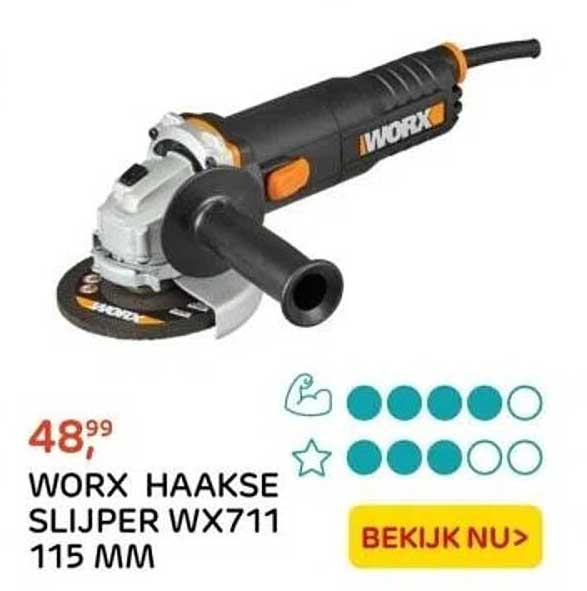 WORX HAAKSE SLIJPER WX711 115 MM