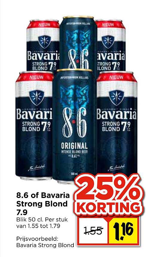 8.6 of Bavaria Strong Blond 7.9