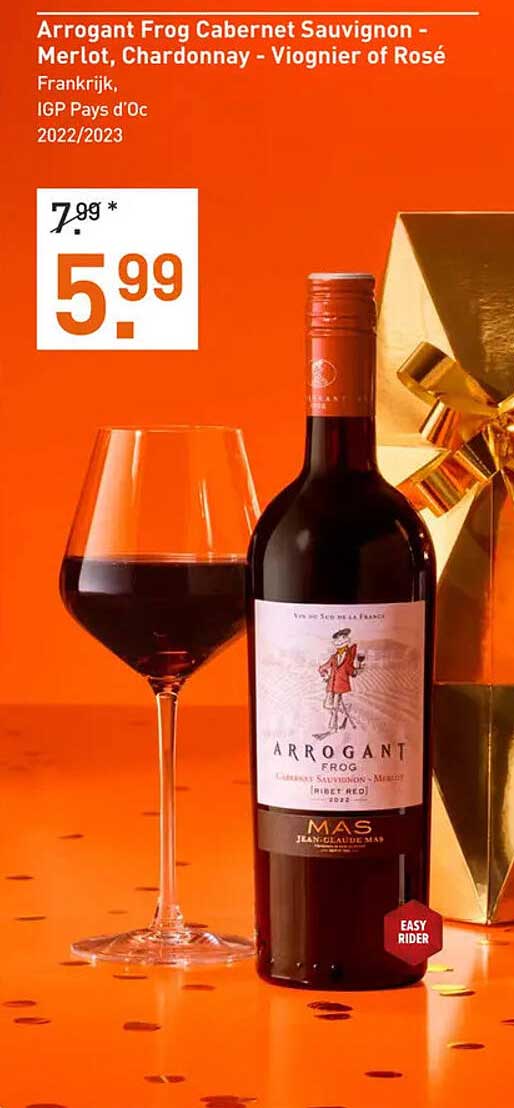 Arrogant Frog Cabernet Sauvignon - Merlot, Chardonnay - Viognier of Rosé