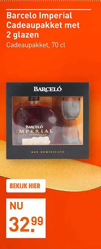 Barcelo Imperial Cadeaupakket met 2 glazen